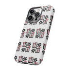 Patterned Tough Phone Case – Floral Gift Box Repeat Design