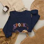 Spooky Season Crewneck Sweatshirt — Ghosts & Pumpkins Halloween Pullover