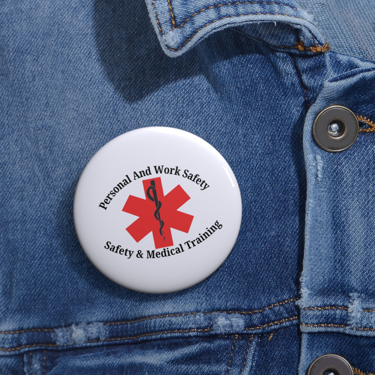 "Personal And Work Safety" Medical Star Badge