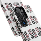 Patterned Tough Phone Case – Floral Gift Box Repeat Design