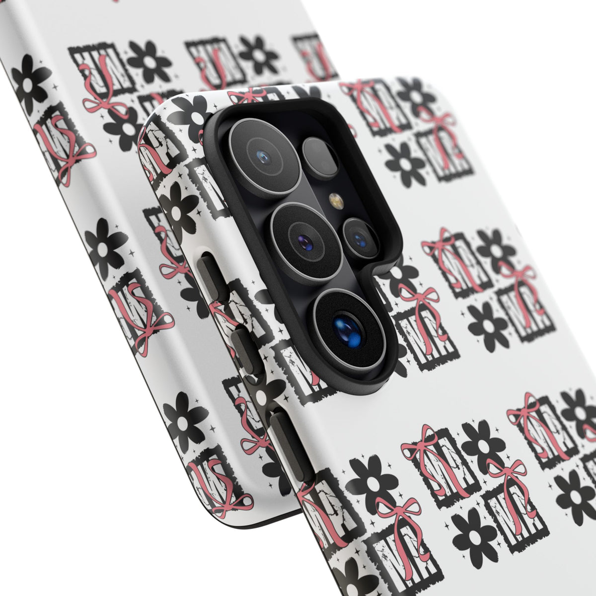 Patterned Tough Phone Case – Floral Gift Box Repeat Design