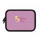 Kellsie's Hope Pink Balloon Laptop Sleeve — Fundraiser Awareness Tech Case
