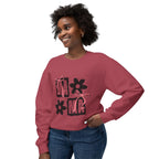 Mama Floral Crewneck Sweatshirt — Pink Bow & Flower Mom Design