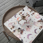 Ghostly Moon Wrapping Paper — Cute Halloween Gift Wrap with Pastel Ghosts & Lanterns