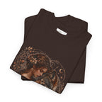 Vintage Woodland Goddess T-Shirt — Woman with Fox Graphic Tee