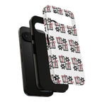 Patterned Tough Phone Case – Floral Gift Box Repeat Design