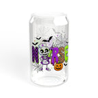 Halloween Nurse 16oz Sipper Glass — Cute Spooky Nurse Design