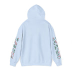 Christmas Tree Hoodie – "Joy to the World" Holiday Pullover with Festive Sleeve Berries