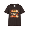 Fall Plaid Pumpkins T-Shirt — Autumn Harvest Graphic Tee