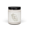Chapter & Charm Creative Soy Candle 9oz — Scented Jar Candle with Elegant Botanical Label