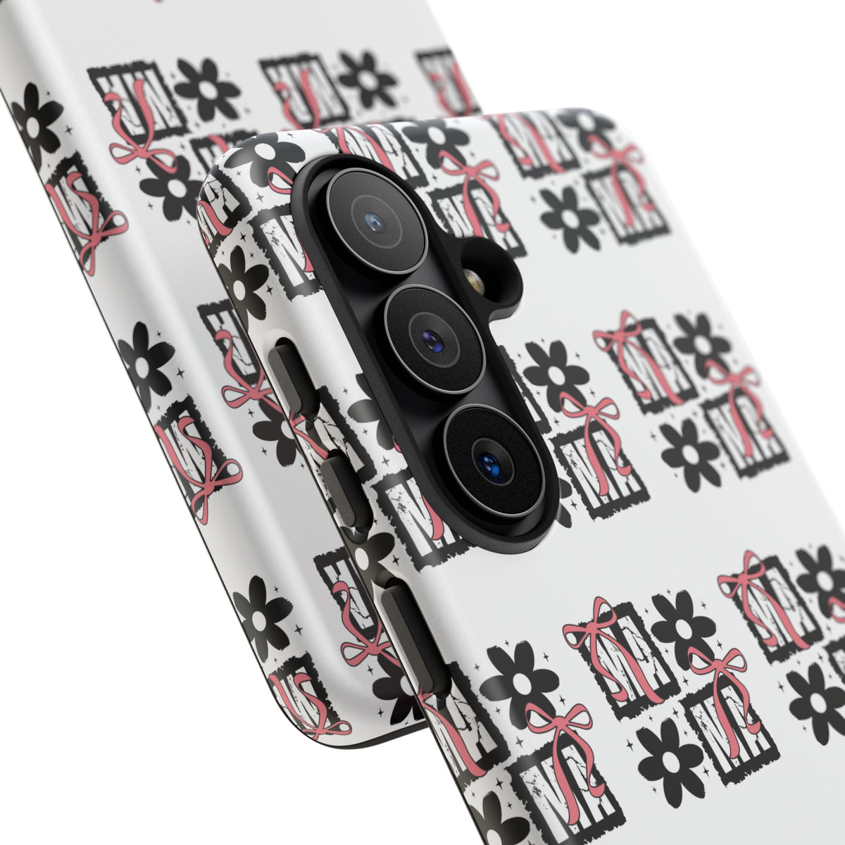 Patterned Tough Phone Case – Floral Gift Box Repeat Design