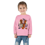 Boo Crew Toddler Long Sleeve Tee — Cute Halloween Pumpkin & Ghosts