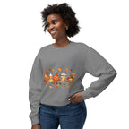Autumn Friends Crewneck Sweatshirt — Cute Pumpkin, Leaf & Latte Fall Design
