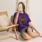 Vintage Woodland Goddess T-Shirt — Woman with Fox Graphic Tee