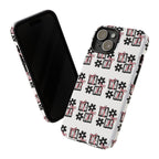 Patterned Tough Phone Case – Floral Gift Box Repeat Design