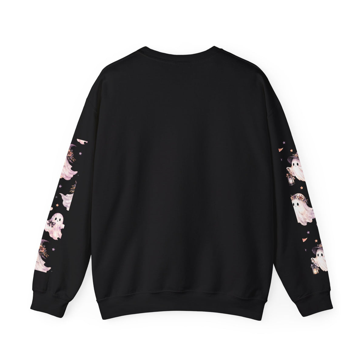 Spooky Season Crewneck Sweatshirt — Ghosts & Pumpkins Halloween Pullover