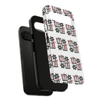 Patterned Tough Phone Case – Floral Gift Box Repeat Design