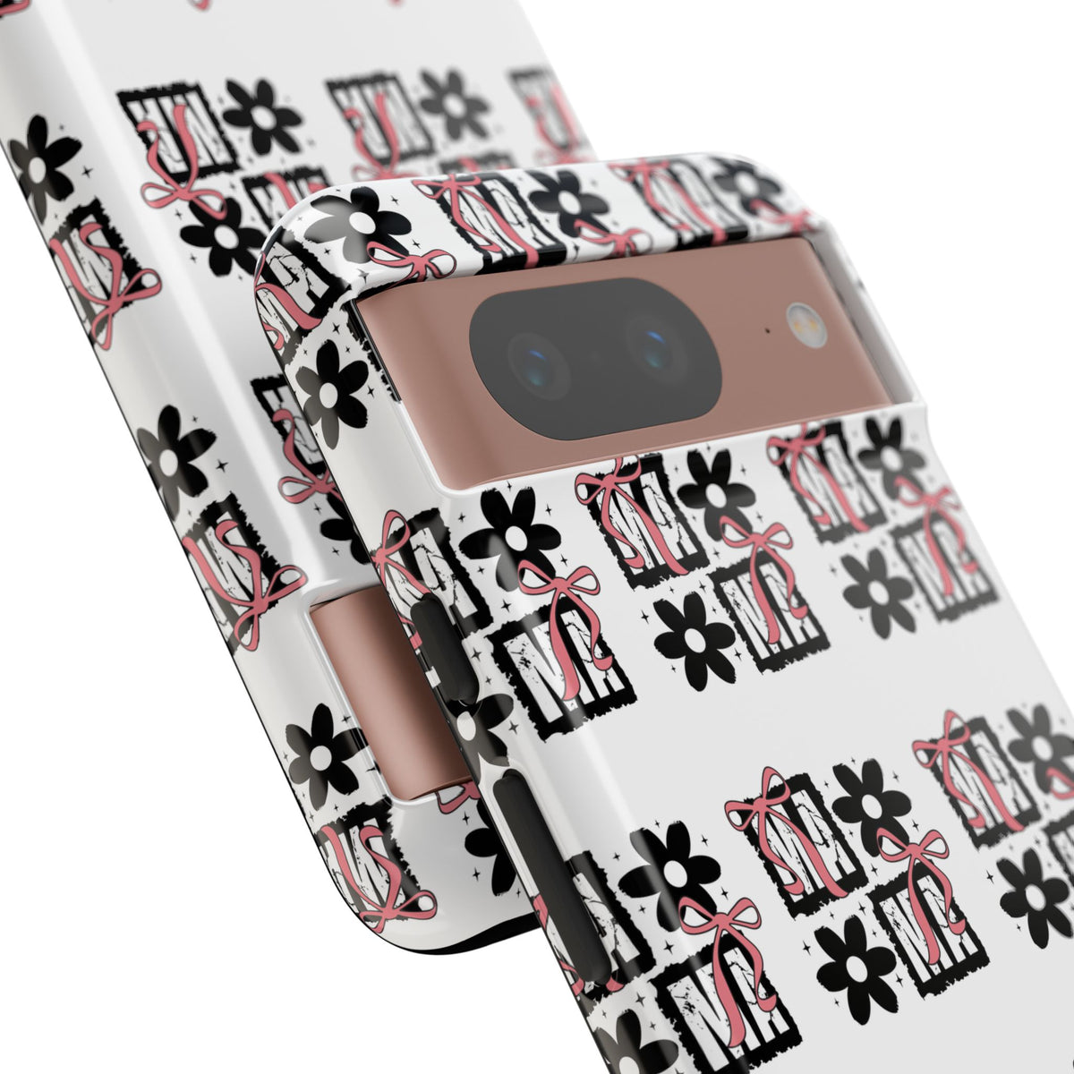 Patterned Tough Phone Case – Floral Gift Box Repeat Design