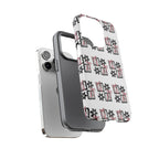 Patterned Tough Phone Case – Floral Gift Box Repeat Design