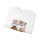 Spooky Season Crewneck Sweatshirt — Ghosts & Pumpkins Halloween Pullover