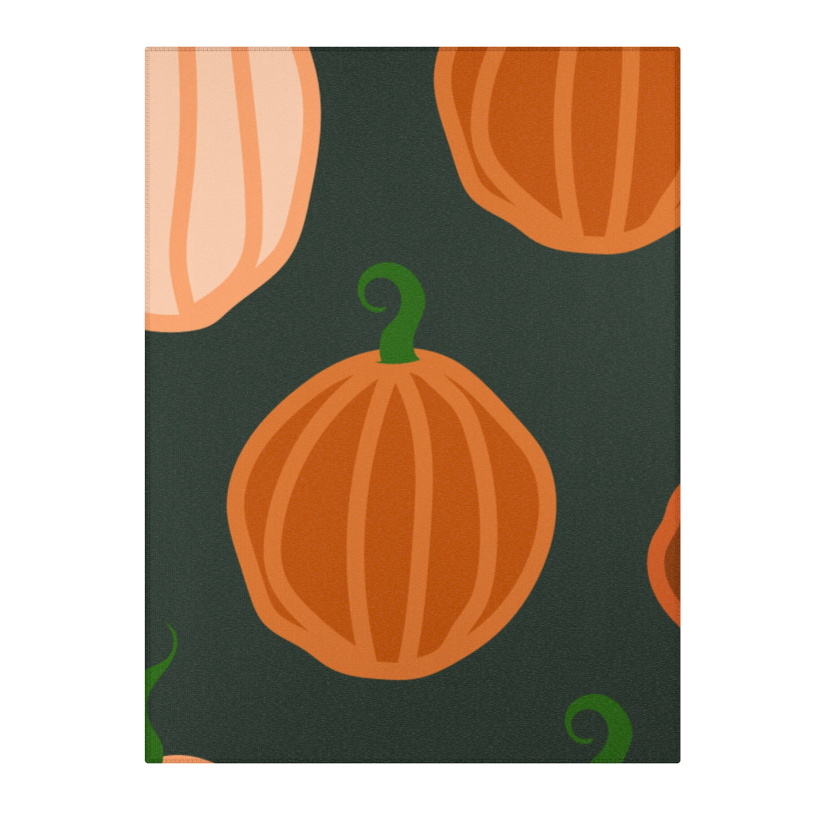 Pumpkin Pattern Area Rug – Fall Harvest Decorative Accent Rug