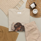 Vintage Woodland Goddess T-Shirt — Woman with Fox Graphic Tee