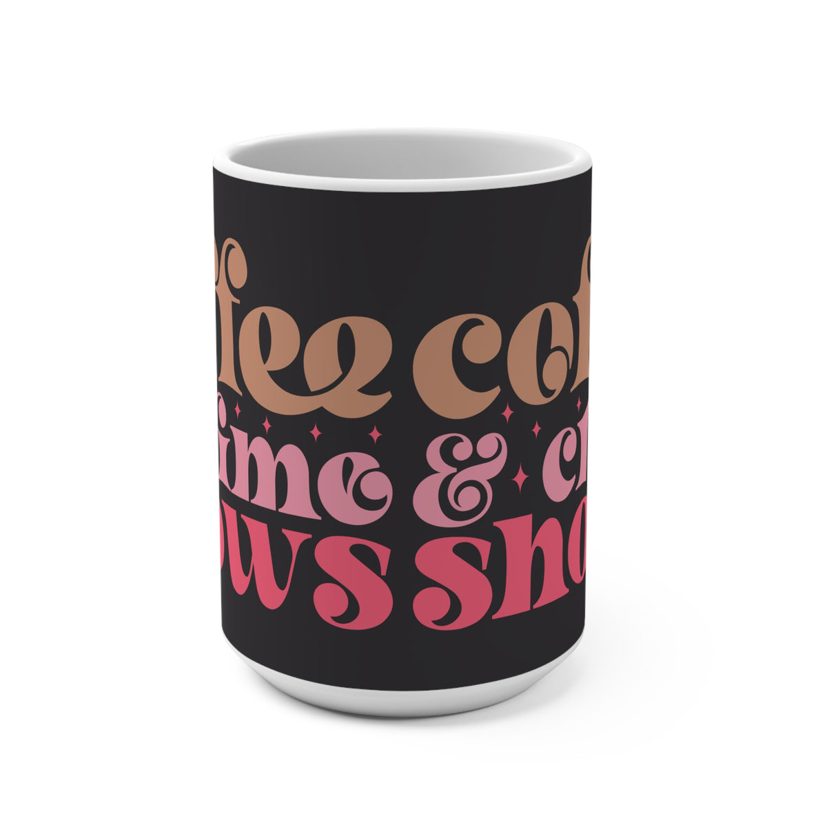 Coffee & Crime Shows 15oz Ceramic Mug