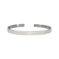 Engravable Bangle Cuff Bracelet — Personalized Minimalist Metal Bracelet for Women & Men