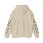 Christmas Tree Hoodie – "Joy to the World" Holiday Pullover with Festive Sleeve Berries
