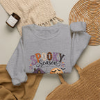 Spooky Season Crewneck Sweatshirt — Ghosts & Pumpkins Halloween Pullover