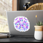 Cute Pastel Ghosts Kiss-Cut Vinyl Sticker