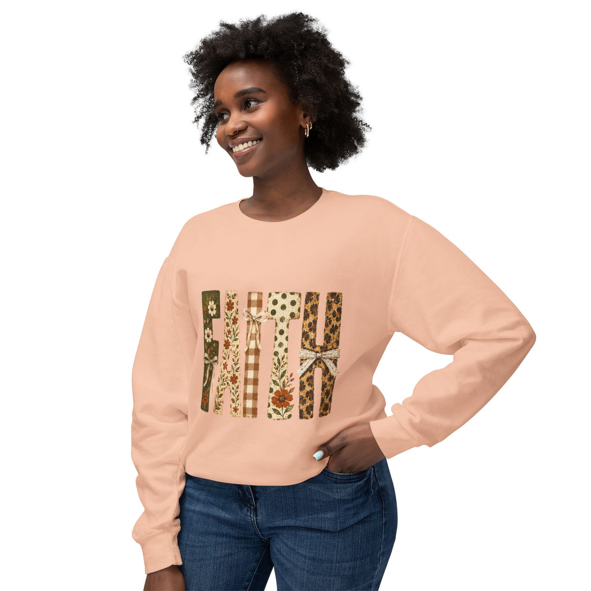 Faith Floral Crewneck Sweatshirt