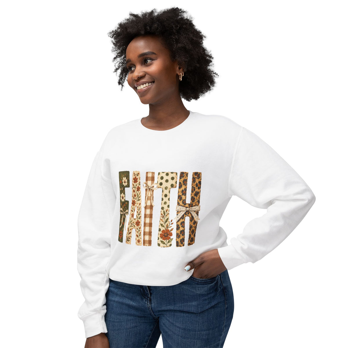 Faith Floral Crewneck Sweatshirt