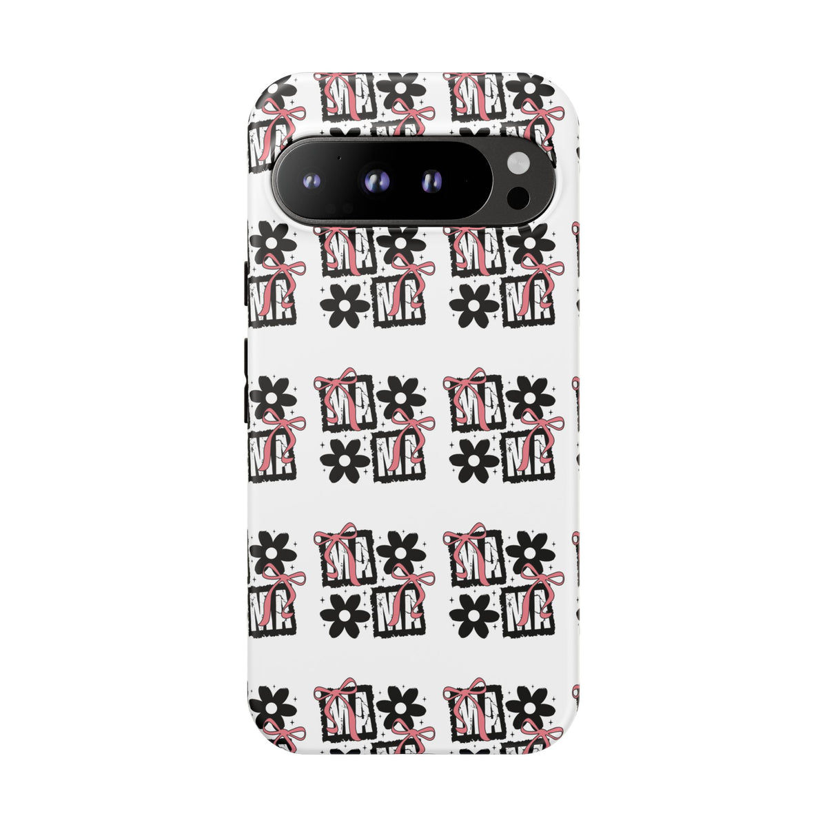 Patterned Tough Phone Case – Floral Gift Box Repeat Design