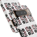 Patterned Tough Phone Case – Floral Gift Box Repeat Design