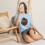 Vintage Woodland Goddess T-Shirt — Woman with Fox Graphic Tee