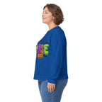 Nurse Halloween Long Sleeve Tee — Cute Spooky Skeleton, Pumpkin & Spiderweb Graphic