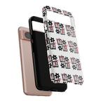 Patterned Tough Phone Case – Floral Gift Box Repeat Design