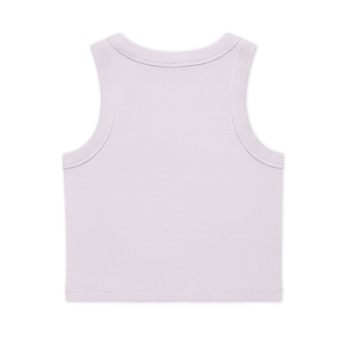 Crop Tank — Cute 'MAMA' Floral Graphic Ribbed Organic Tank Top