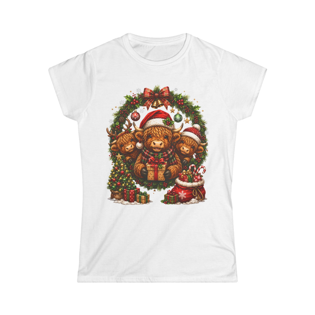 Women's White Tee — Classic Softstyle Short-Sleeve T-Shirt