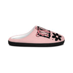 Pink Ballet Slippers Indoor Women's Slippers — Floral 'Ballet' Cozy House Shoes