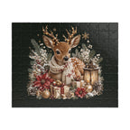 Woodland Fawn Christmas Puzzle — Festive Deer Scene Holiday Jigsaw (110–1014 pcs)