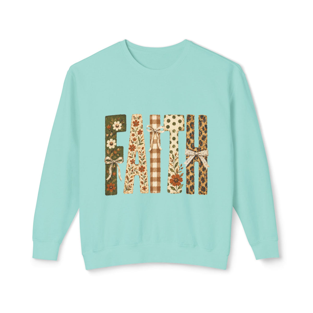 Faith Floral Crewneck Sweatshirt