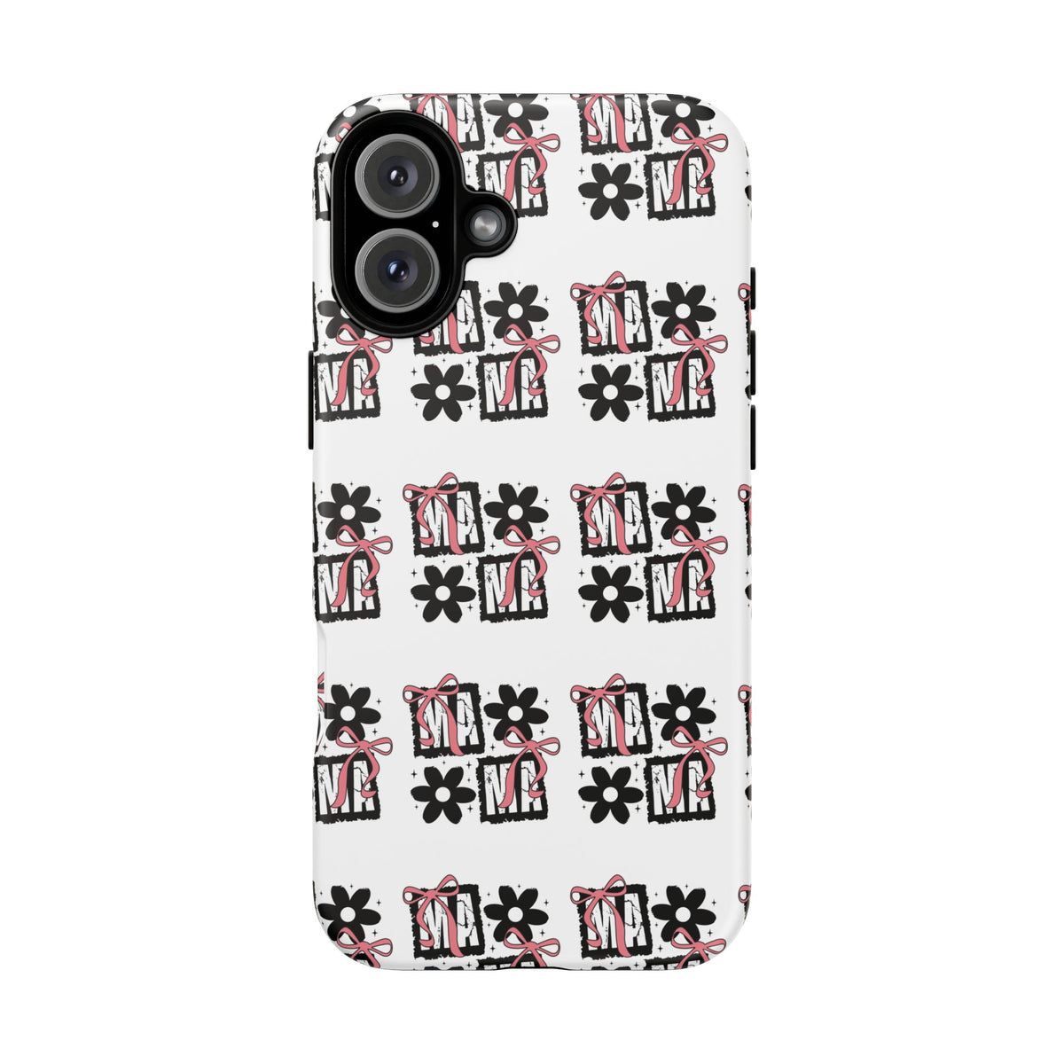 Patterned Tough Phone Case – Floral Gift Box Repeat Design
