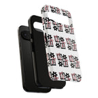 Patterned Tough Phone Case – Floral Gift Box Repeat Design