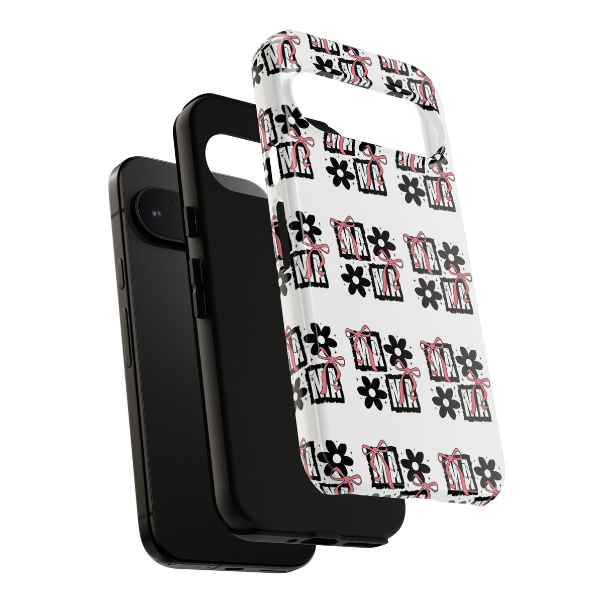 Patterned Tough Phone Case – Floral Gift Box Repeat Design