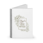 'Chapter & Charm' Ruled Spiral Notebook — Creative Journal for Notes & Everyday Ideas