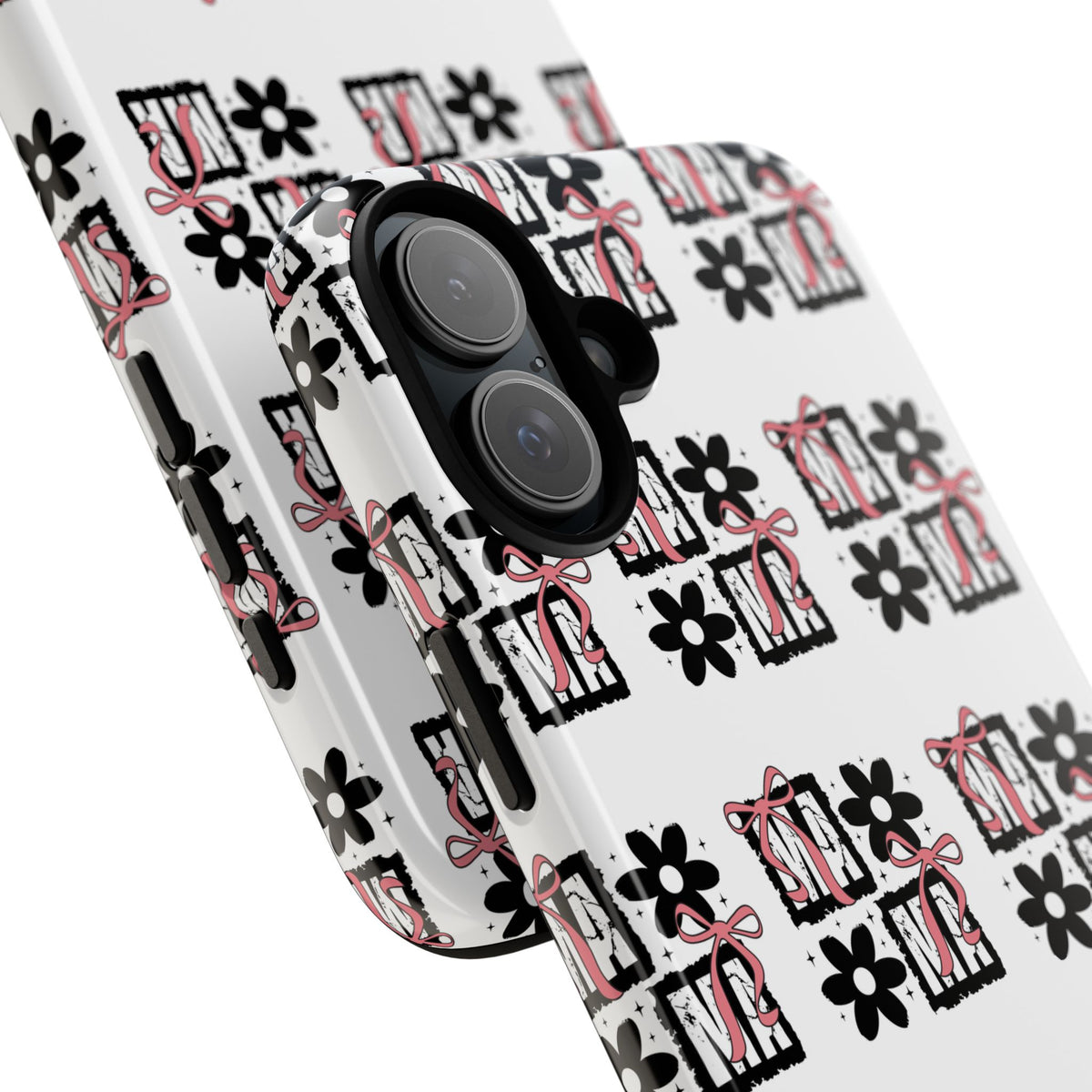 Patterned Tough Phone Case – Floral Gift Box Repeat Design