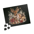 Woodland Fawn Christmas Puzzle — Festive Deer Scene Holiday Jigsaw (110–1014 pcs)