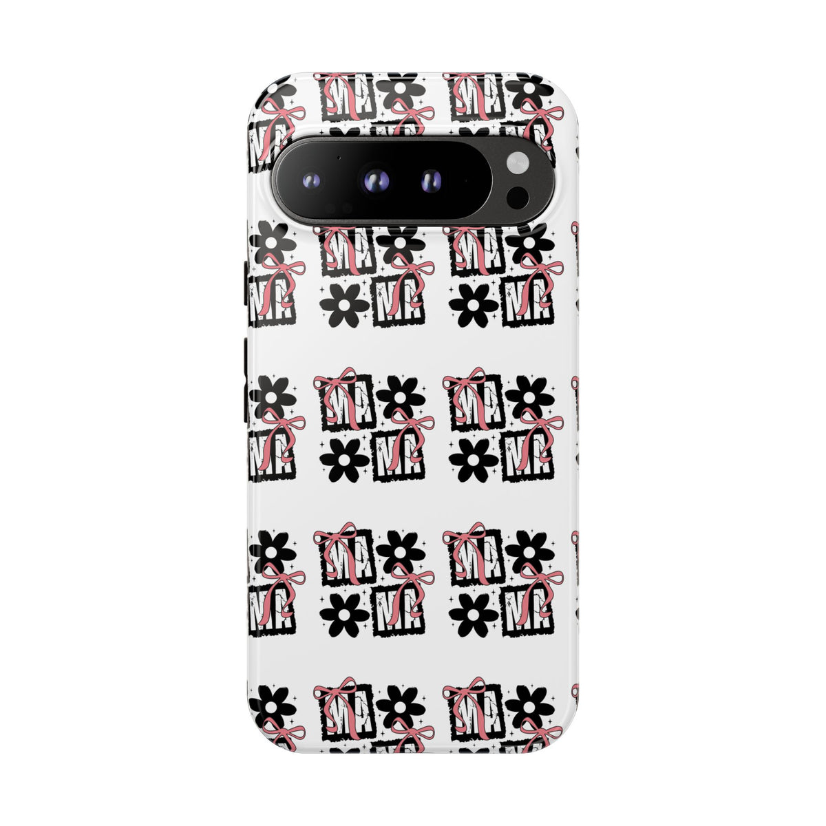 Patterned Tough Phone Case – Floral Gift Box Repeat Design